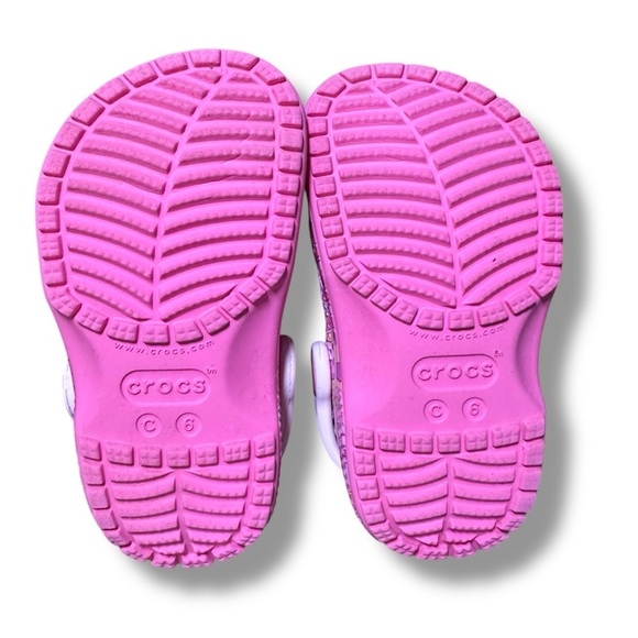 Hello Kitty Crocs Clog Pink Toddler Size 6 - Picture 6 of 10